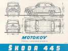 !Dobové prospekty Škoda 440-450 ve světě
