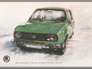 !Kresby vozů Škoda - V.Bidlo