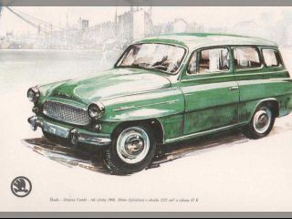 !Kresby vozů Škoda - V.Bidlo