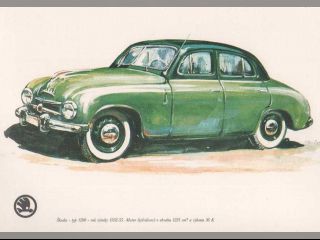 !Kresby vozů Škoda - V.Bidlo