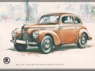 !Kresby vozů Škoda - V.Bidlo