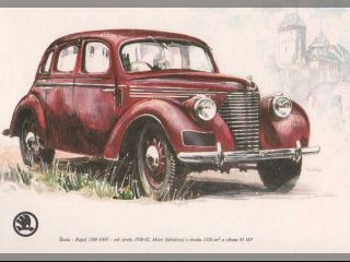 !Kresby vozů Škoda - V.Bidlo