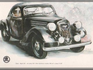 !Kresby vozů Škoda - V.Bidlo