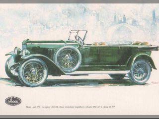 !Kresby vozů Škoda - V.Bidlo