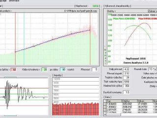 !Měření výkonu motoru ve vozu