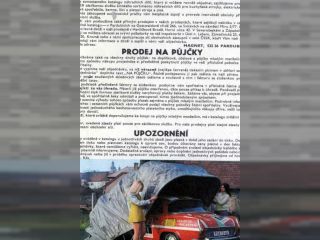 !Nabídka dobových doplňků a hraček Škoda