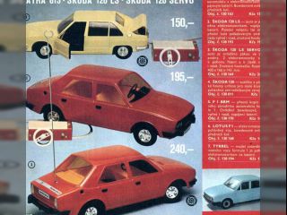 !Nabídka dobových doplňků a hraček Škoda